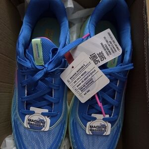 Machine Washable Youth Blue Shoes